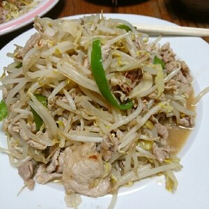 味噌漬け豚肉とピーマンの炒め物